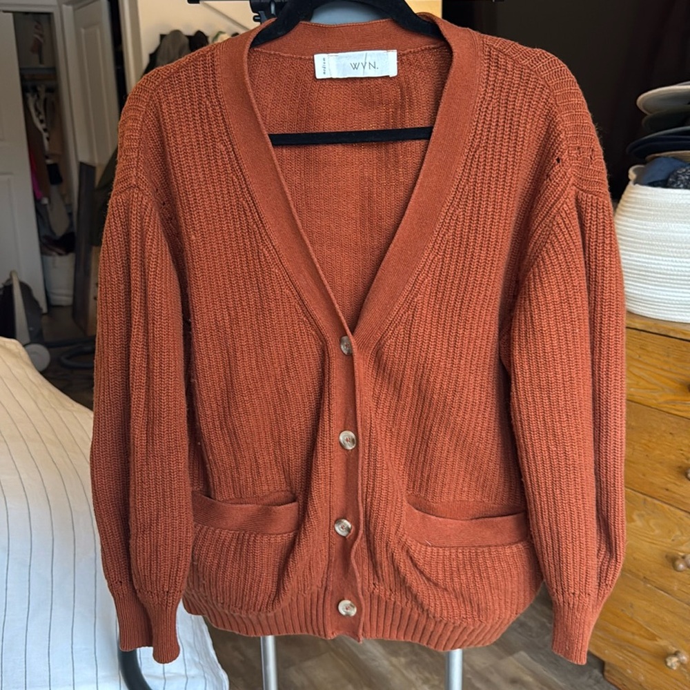 WVN Cotton and Wool Cardigan